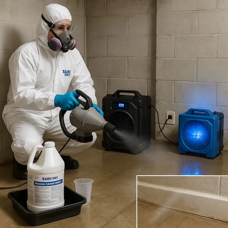 Sanitization and Odor Removal process in Hadley, NY